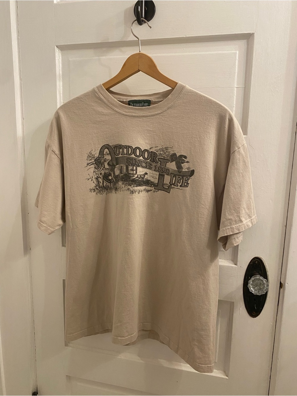 Outdoor Life Beige Short-Sleeve Graphic Tee